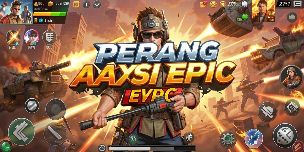 Tangkapan layar gameplay 2757 yang intens dan penuh aksi.