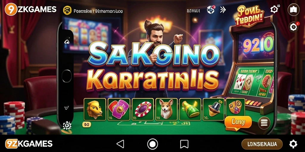 Tangkapan layar menampilkan gameplay seru dari 9ZKGAMES.