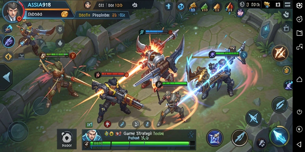 Tampilan gameplay menarik dan strategis dalam ASIA918.