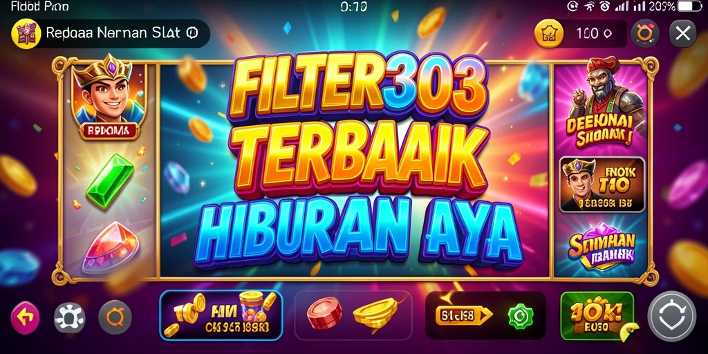 Screenshot gameplay FILTER303 yang menampilkan keseruan bermain slot.