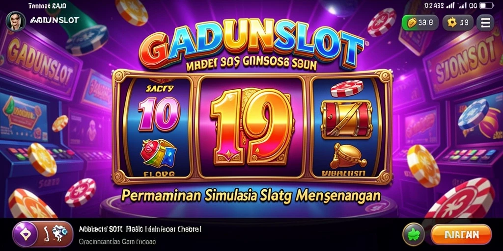 Tampilan menarik dari gameplay GADUNSLOT dengan mesin slot yang beragam.