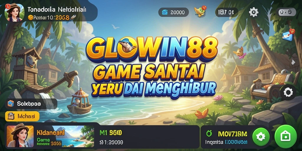 Screenshot GLOWIN88 menampilkan gameplay santai dan menyenangkan.
