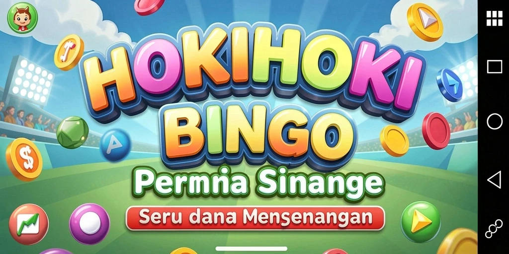 Tampilan antarmuka permainan Bingo yang menarik di HOKIHOKI.