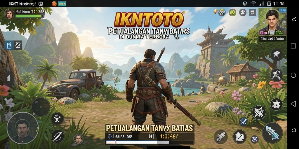 Tampilan gameplay <strong>IKNTOTO</strong> yang menakjubkan di dunia terbuka.