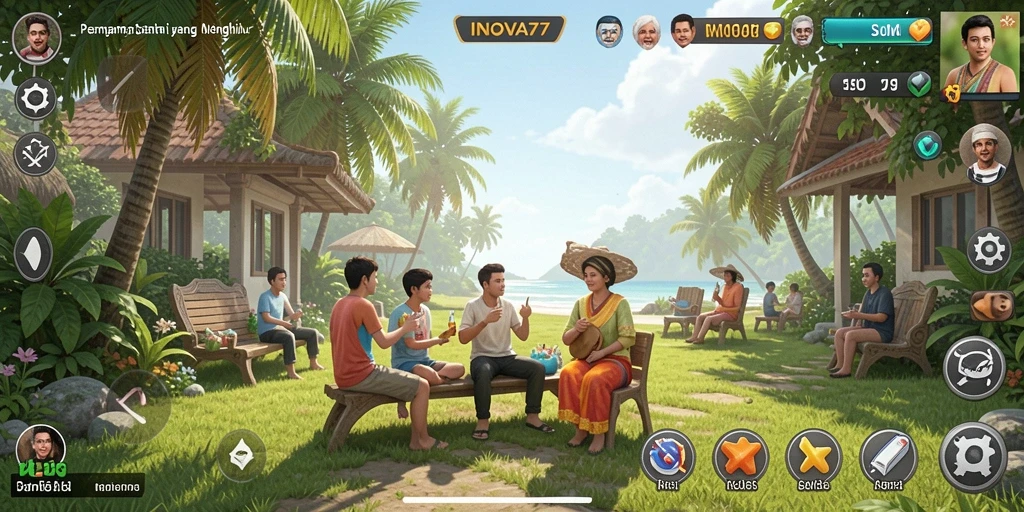 Tampilan gameplay <strong>INOVA77</strong> yang menarik dan mudah dipahami.