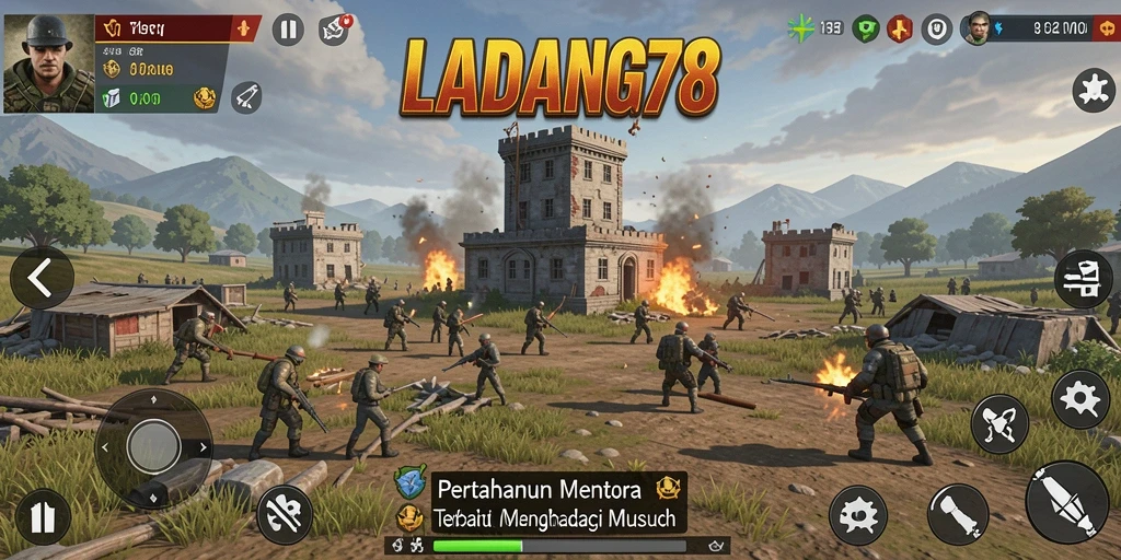 Gameplay menara pertahanan yang menegangkan dan strategis.