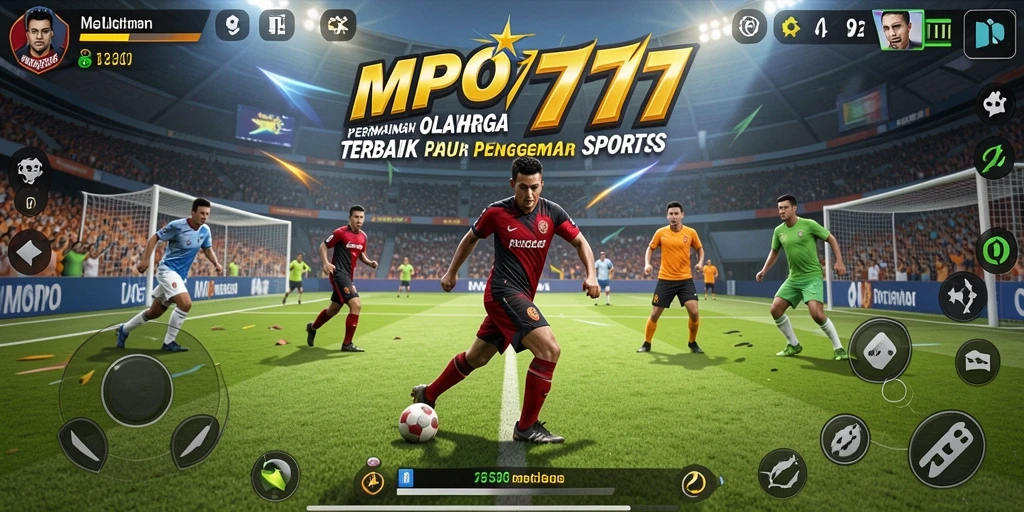 Screenshot gameplay MPO777 menampilkan pertandingan olahraga yang seru dan kompetitif.