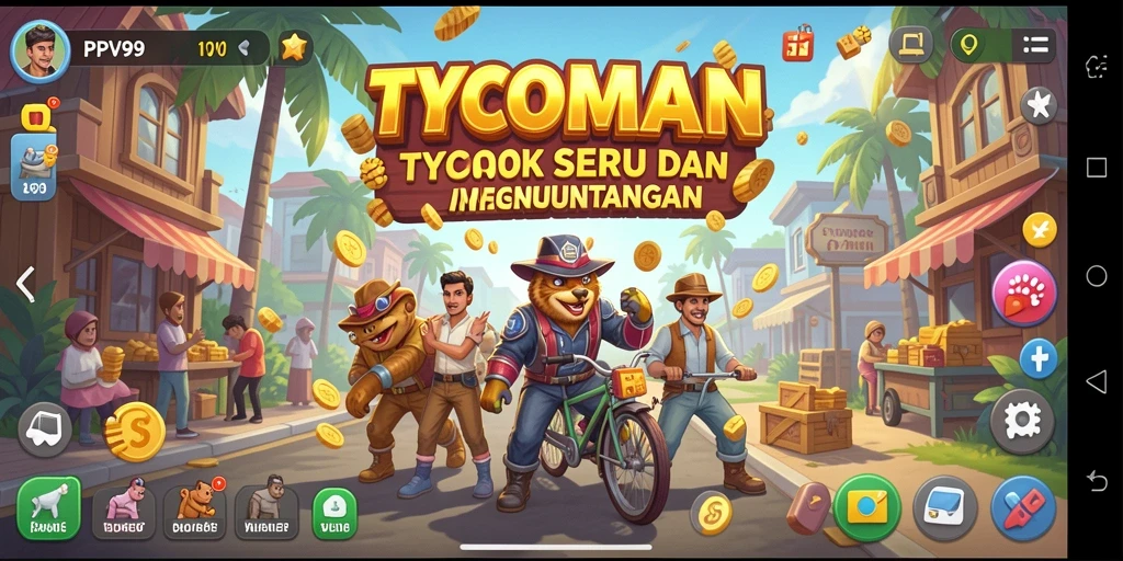 Tampilan gameplay PPV99 yang menarik dan menghibur bagi pemain Tycoon.