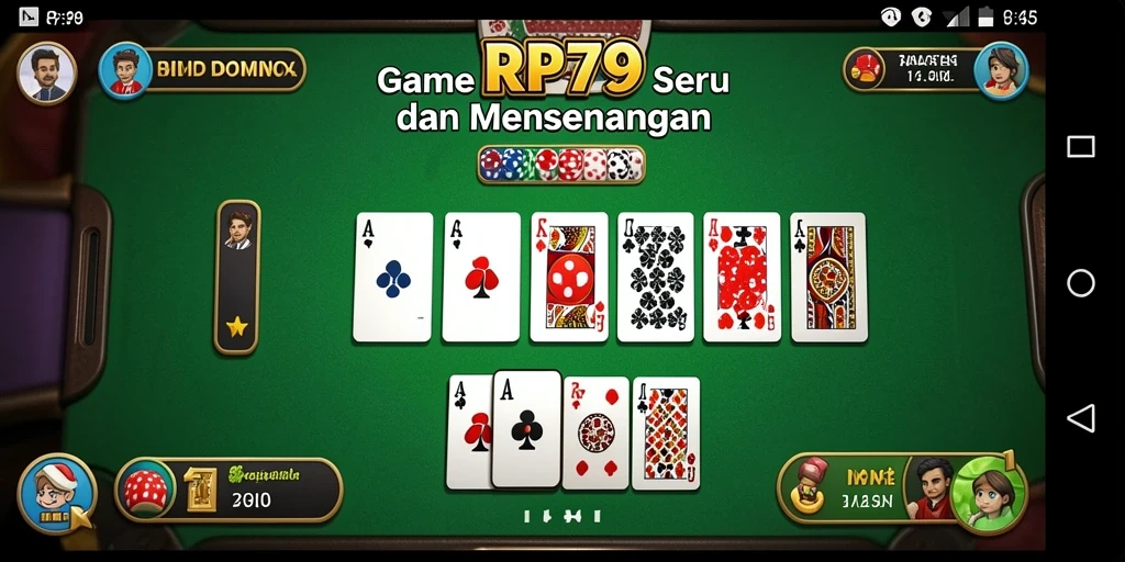 Tampilan gameplay Domino yang menarik dan interaktif.