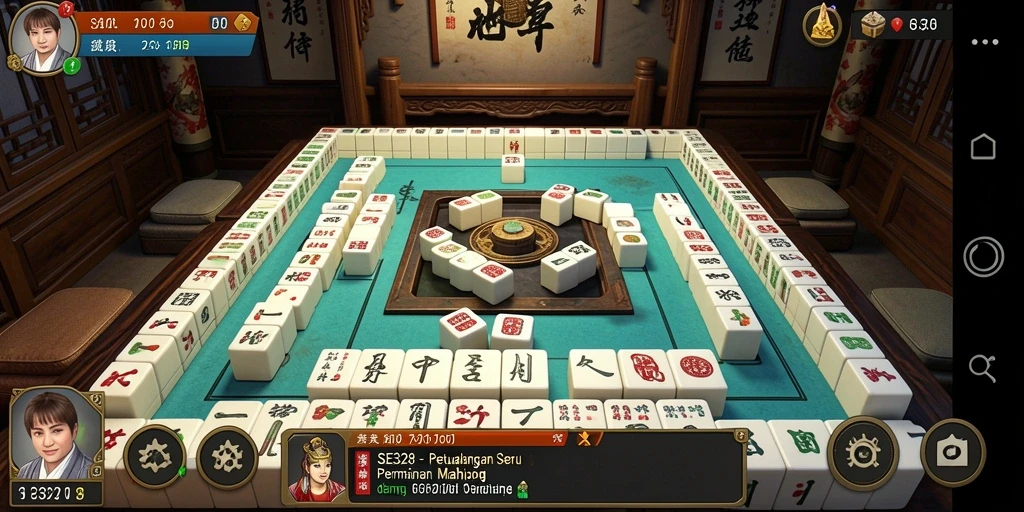 Tampilan menarik dari gameplay Mahjong di SE328.