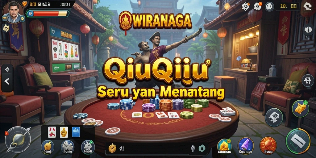 Screenshot gameplay QiuQiu WIRANAGA yang menarik.