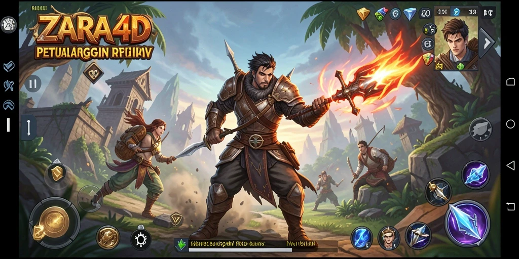 Tampilan gameplay ZARA4D yang menegangkan dan penuh aksi.