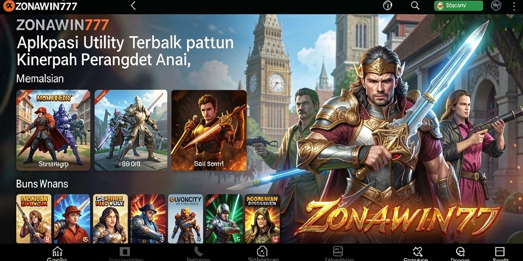 Tampilan interface ZONAWIN777 saat mengoptimalkan perangkat.